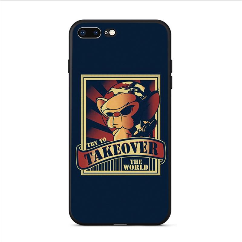 High Quality Phone TPU Case Cartoon TV Series Pinky and the Brain For iPhone 5 5S SE 2020 6 6s 7 8 Plus X XR XS MAX 11 11Pro Max
