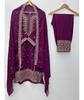 Ensemble Salwar Kameez Bollywood pour Femme - Salwar Suit en Fausse Georgette pour Fête - Designer Indien