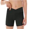 Children's Solid Color Yoga Shorts Tight Fitness Sports Fashion Three-point Pants Hot Pants