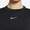 Nike Sweatshirts Women's Black Crew Neck Moderate Regular CU3394-010
