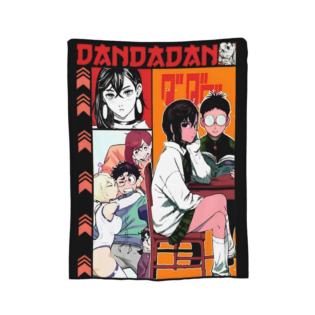 Turbo Granny Dandadan Anime Flannel Blankets  Creative Throw Blanket for Bed Sofa Couch 200x150cm Plush Thin Quilt,