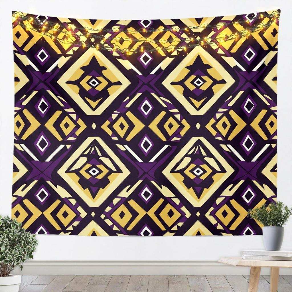 Polka Dot Tapestry Black White Wall Art Geometric Plaid Wall Hanging Blanket for Living Room Bedroom Modern Cute Home Decor