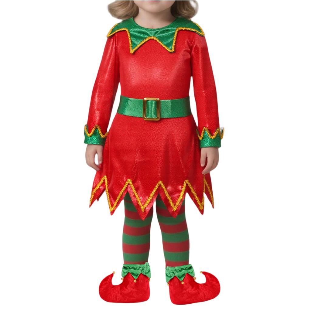 Children's Christmas Costumes, Holiday Party Christmas-themed Performance Cosplay Costumes