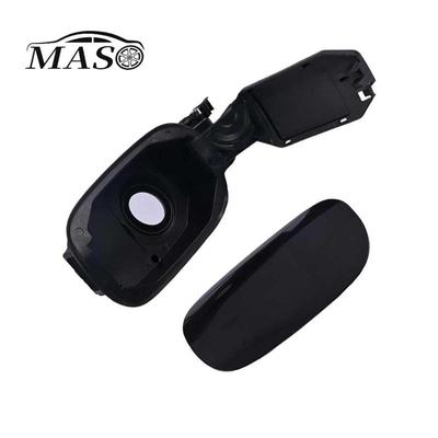 Fuel Filler Door Bracket Housing with Cap for Mercedes Benz C300 C400 C450 AMG 2015- 2056304404 2056303204 ABS Black