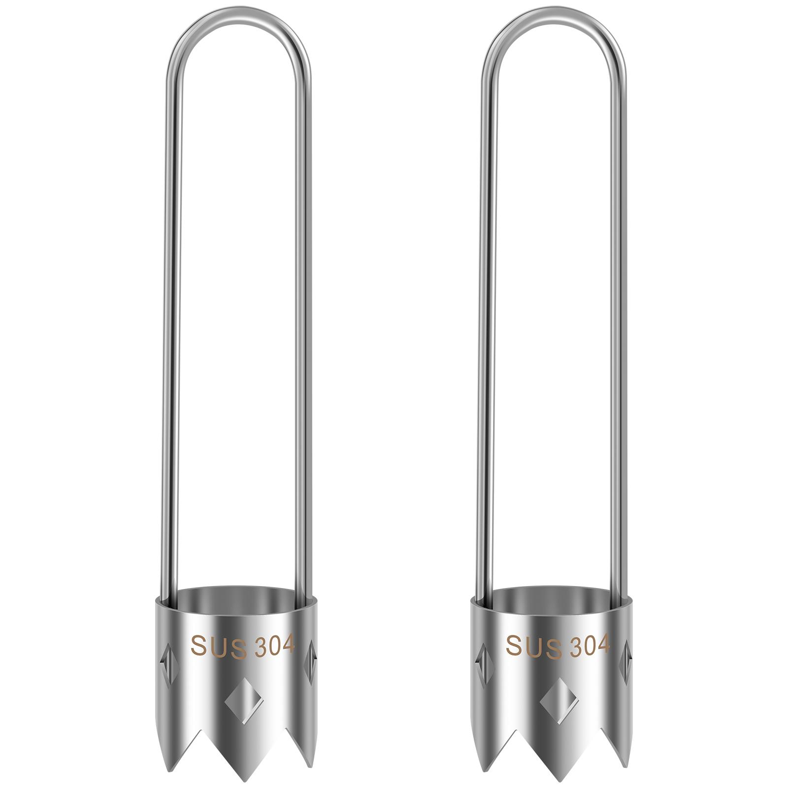 

Pepper Corer Stainless Steel Chili Corer with Handle Hangable Pepper Seed Removal Tool Practical Chili Seed Remover Efficient