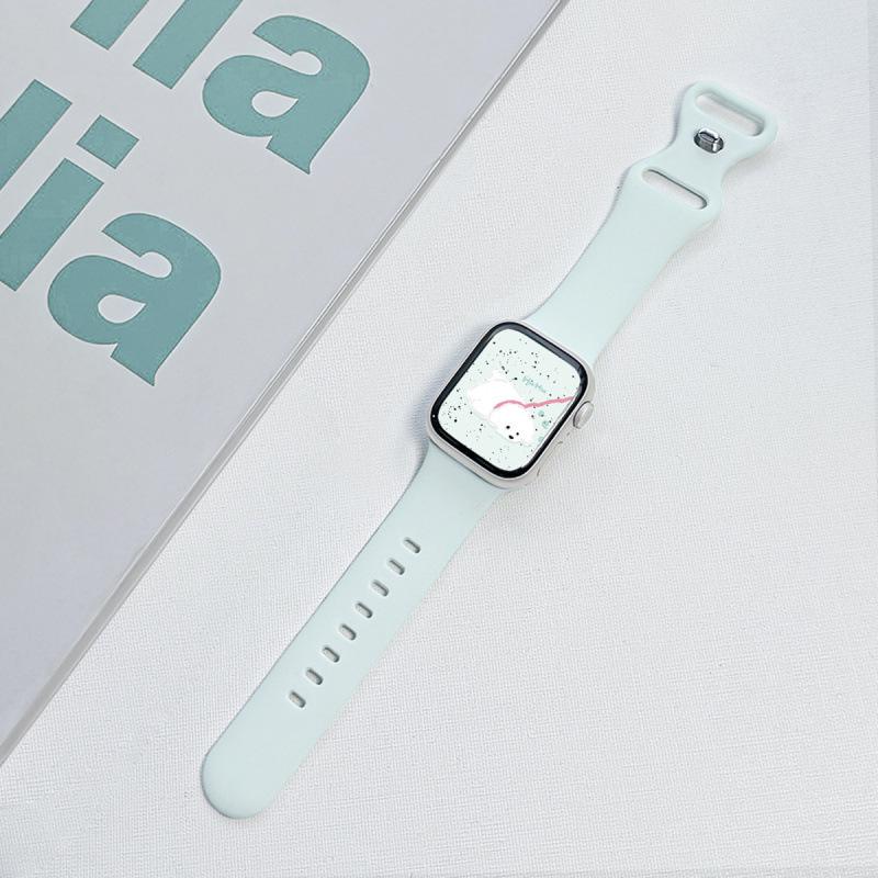 Apple Watch Series 10 Light Mint Silicone Band