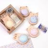 Pin Holder Wood Pin Cushion with 100Pcs 38mm Long Straight Sewing Pin for Fabric Sewing Dressmaking Needlework