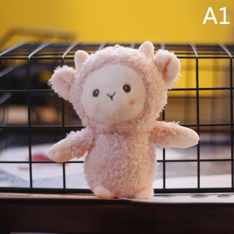 1Pcs Little Sheep Plush Doll Cute Animal Doll Soft Cotton Stuffed Doll Children Plush Toy Sleeping Partner Birthday Gift