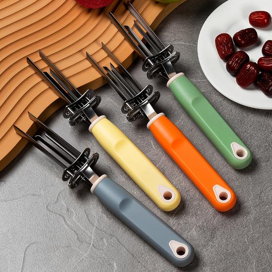 Fruit And Vegetable Core Remover Stainless Steel Kernel Extractor Quick Seeds Removal Tool for Pears Bell Peppers