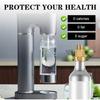 CO2-Adapter für Sodastream TR21-4 auf TR21-3, Passend für Quooker Cube Tank, Messinggewindeadapter - Kompatibel mit Quooker CO2-Flasche, Sodapop, Gas-Flasche