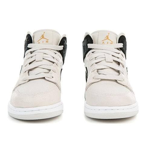 (GS) Air Jordan 1 Retro Mid 'Light Bone' Kids' 554725-023