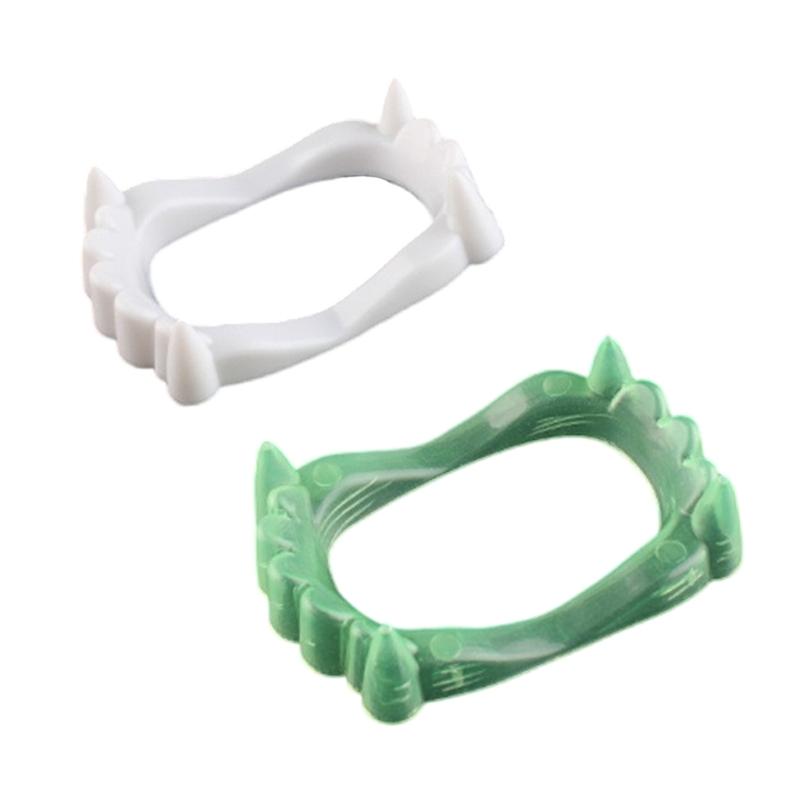 Vampires Dentures Vampires Teeth Glow In the Dark False Teeth Vampires Role Play Props Scary False Teeth for Adult