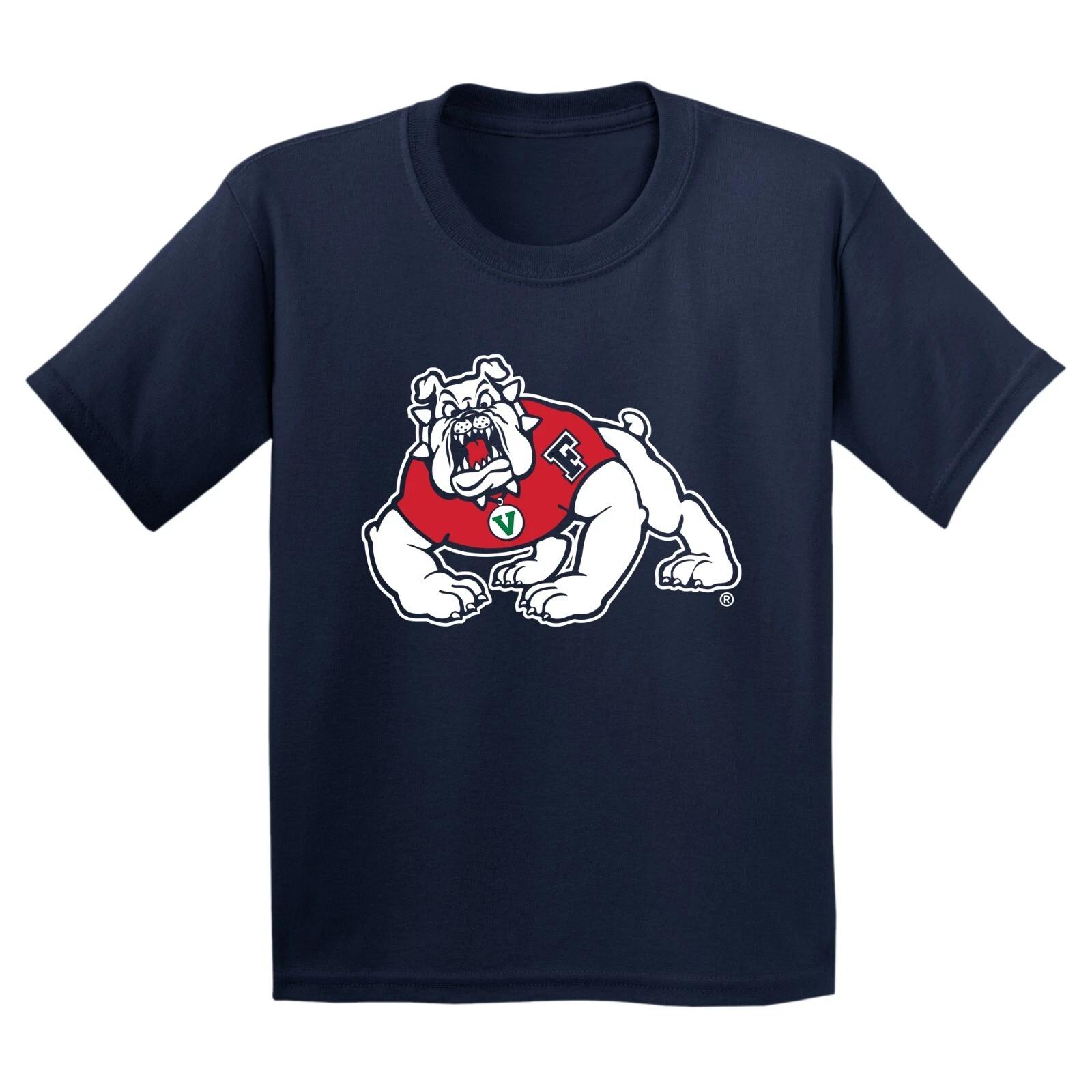 Fresno State Bulldogs Primary Logo Youth T-Shirt - Navy S