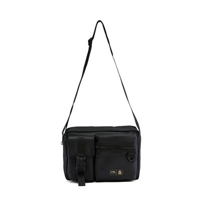 Série Lifestyle Sportif Li Ning Série Culture Chinoise Lettre Logo de Marque Broderie Polyester Sac Bandoulière Sacs Unisexes Noir ABDW081-1