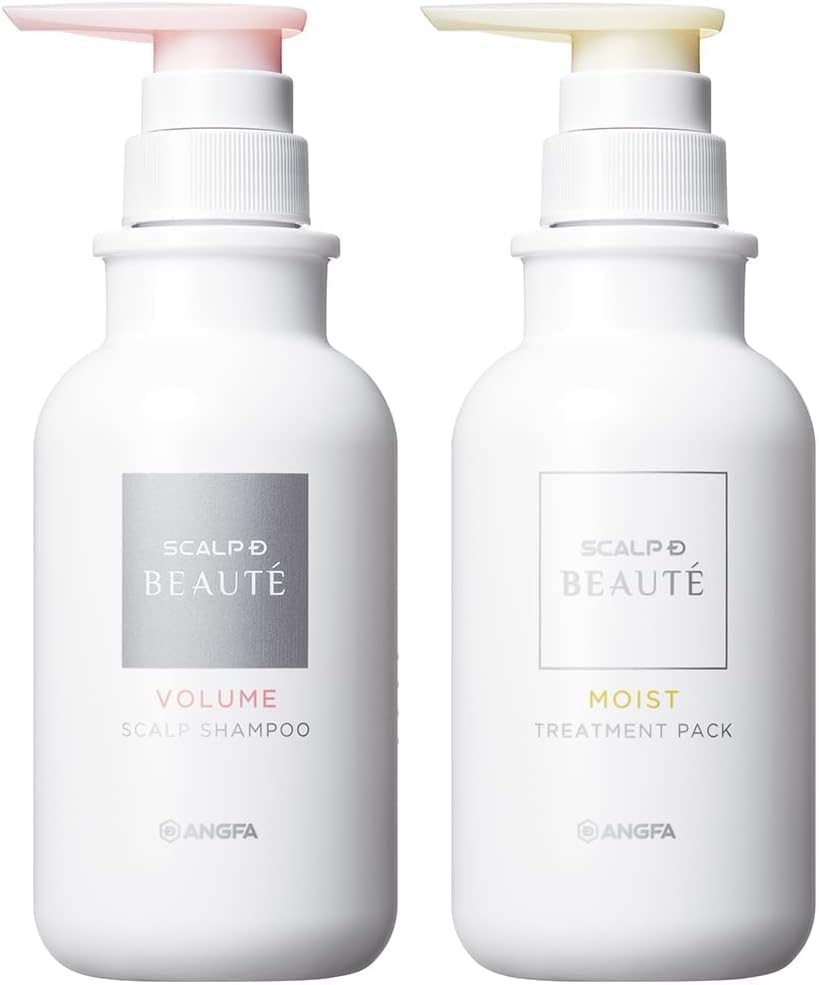 Scalp D Beaute Mix Volume Set Shampoo and Treatment for 350ml each (Medicated Set) Women,