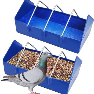 Distributeur d'alimentation pour oiseaux: Mangeoire Épaisse pour Pigeons, Cailles, Poulets et Canetons