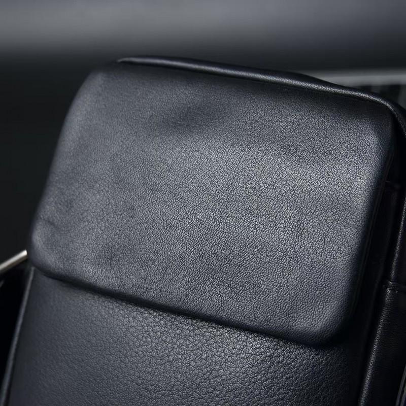 Men's Top Layer Cowhide Casual Fashionable Single Shoulder Crossbody Bag Classic Versatile Small Hand-held Men