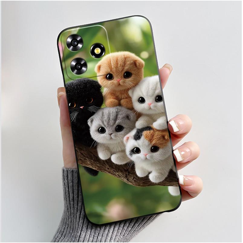 For ZTE Blade A73 4G Case Luxury Dragon Cute Cool Boys Girls Black Matte Soft Silicone Casing For ZTE Axon 50 Lite Bumper Cover