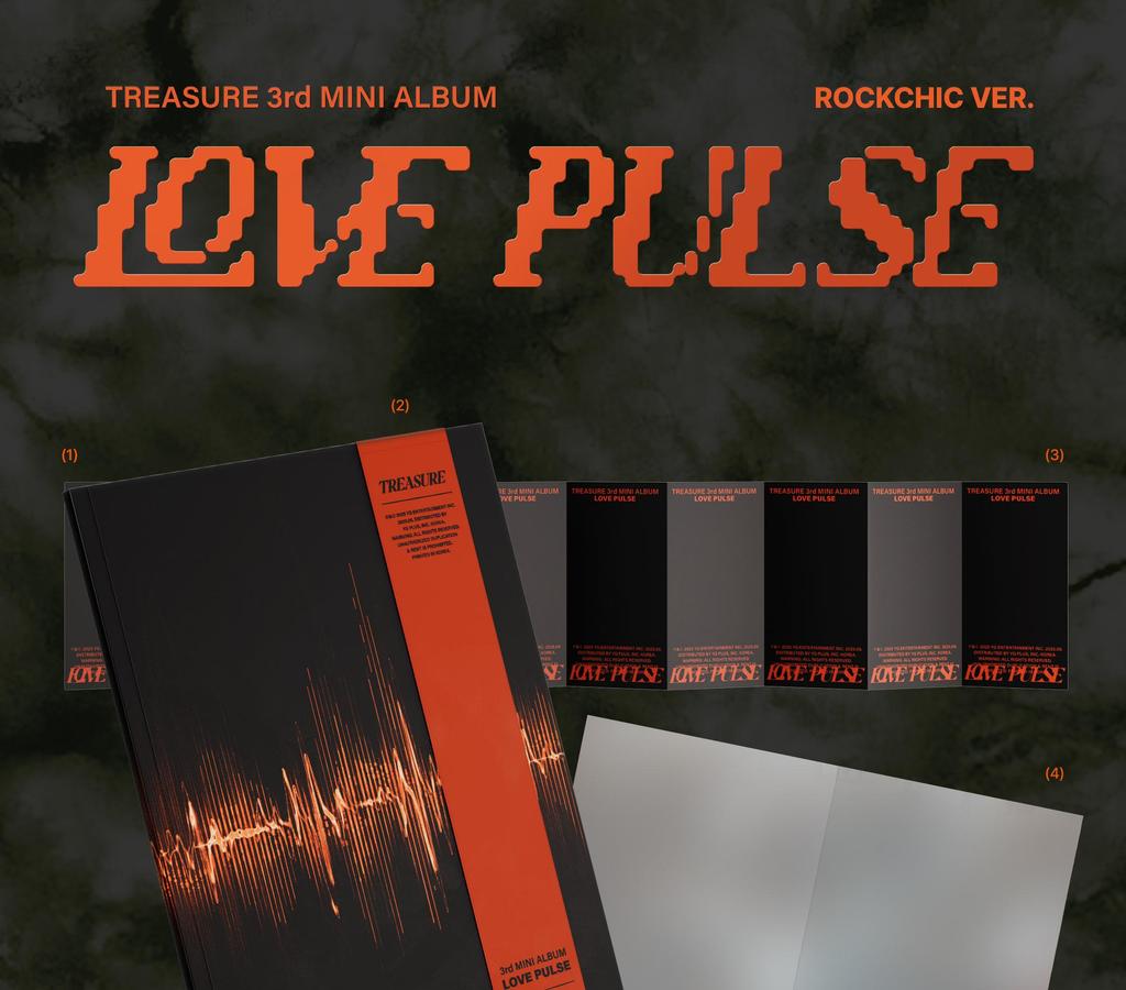 (PHOTOBOOK VER.) TREASURE [LOVE PULSE] 3rd Mini Album