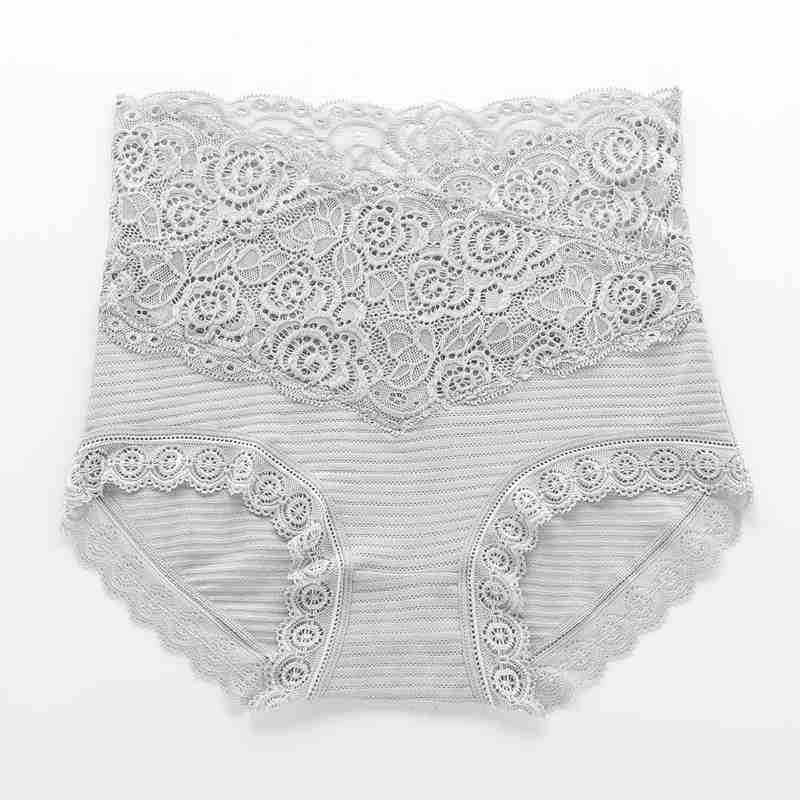 

Женское V-образное нижнее белье для живота с высокой талией Женское нижнее белье из чистого хлопка с промежностью Хлопок Антибактериальное кружево с подтяжкой бедер Сексуальное нижнее белье с открытым пупком L