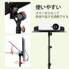 CAHAYA Folding Music Adjustable Height Includes Storage Bag and Music Stand, Tabletop/Single-Piece Stand, 2-Way Design, (80-145cm), File, Lightweight,