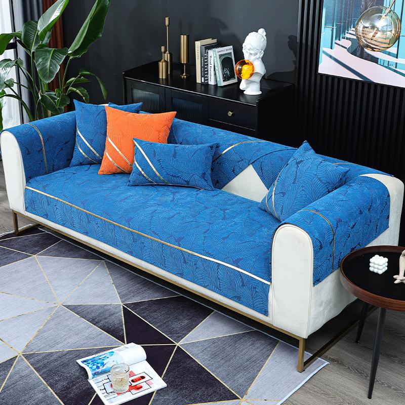 Chenille Sofa Cushion Sofa Cover Towel Four Seasons Universal Non-Slip Sofa Full Set Cushion Universal Cover Cover