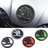 AAAJB1 dla 11cm Emblemat na maskę przód bagażnik tył Samochodu Naklejka Logo z ABS Yeti Rapid Karoq Fabia 1 2 RS VRS Octavia A7 SCALA Superb