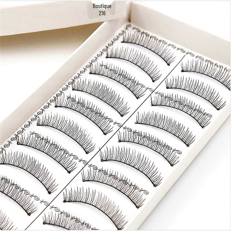 

Происхождение и источник Высококачественные Натуральные Накладные Ресницы Ручной Работы (10 пар)