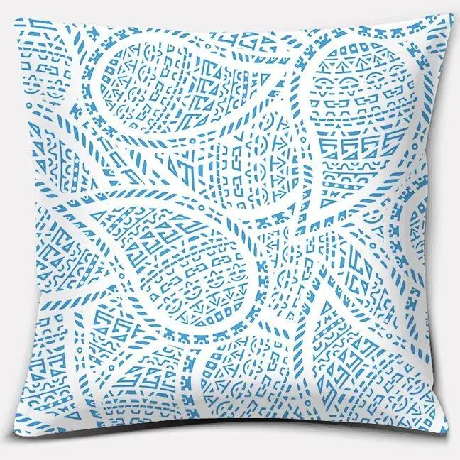 Office Living Room Home Pillowcase Blue Penguin Animal Pillowcase Car Ornaments