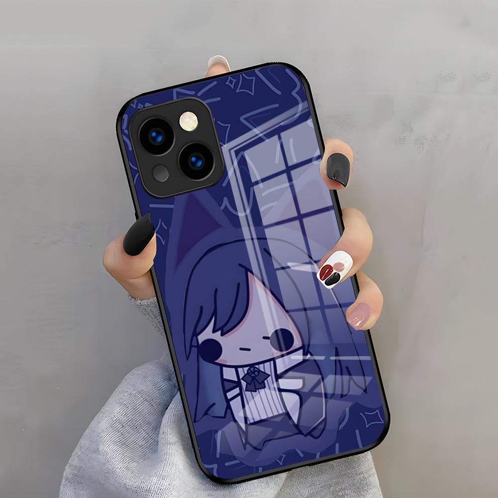 Ado Cartoon Phone Case For IPhone 18 Pro Max 17 Pro 16 15 14 Plus 12 13 11 Shockproof Glass Cover
