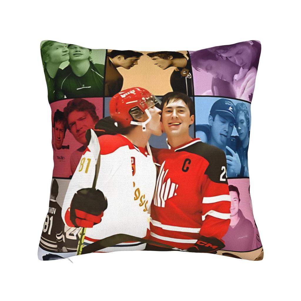 Heated Rivalry 21 Square Pillow Covers Polyester Car Cushion Case Cool Decor Pillowcase 45*45