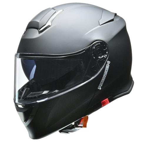 LEAD Motorcycle System Helmet with Inner Shield REIZEN Matte Black L Size (Less than 59-60cm)