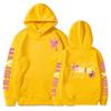 Stray Kids Idol Support Hoodies Womens Casual Pullovers Coats Harajuku Unisex Hoodie Cartoon Printed Sweatshirts Hip Hop Hoody Streetwear