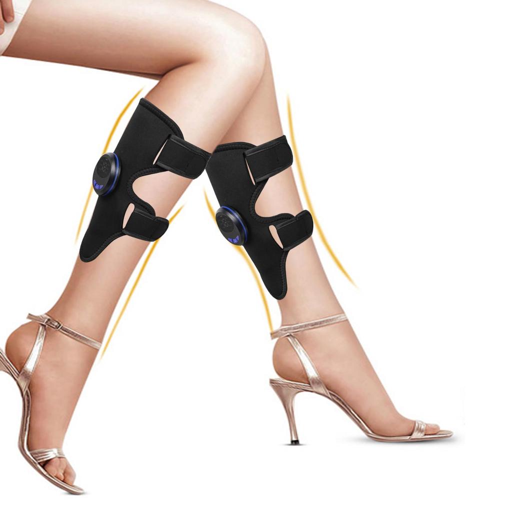 New Version EMS Upper Arm and Calf Support Bands with No Gel Sheets Easy Strength Reduces Cordless (2-Pack) Stretchable, Dual-Use, Rechargeable,