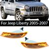 For Jeep Liberty 2005-2007 Front Marker Turn Signal Lamp Light Lens Housing 55156766AE 55156767AE