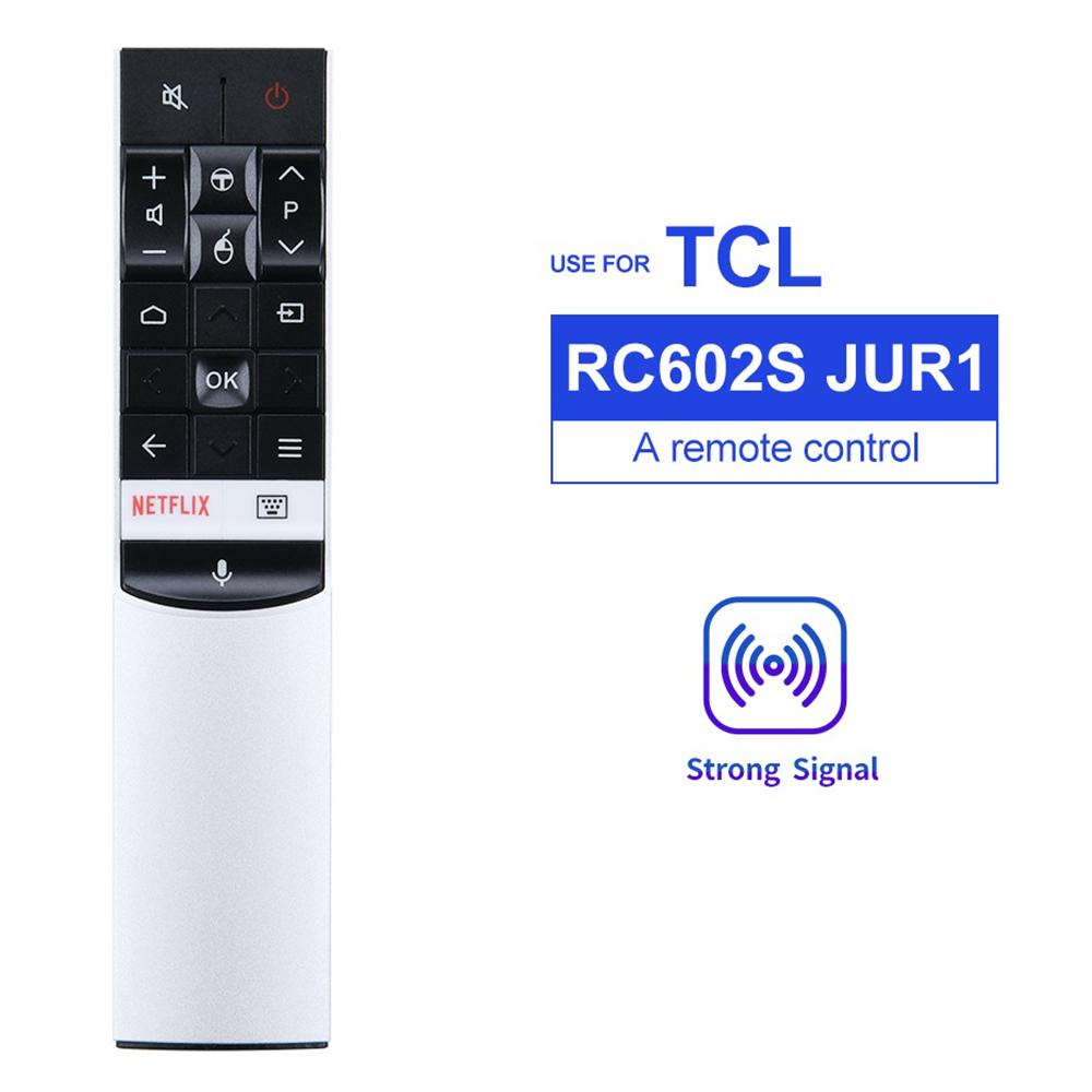 RC602S JUR1 For TCL TV Remote Control with Voice Control 10m Range Television Controller Replacement