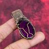 Purple Fire Labradorite Pendant Copper Wire Wrapped Jewelry Handmade Unique Pendant Gemstone Jewelry Copper Wire Wrap Pendant Gifts for Wife
