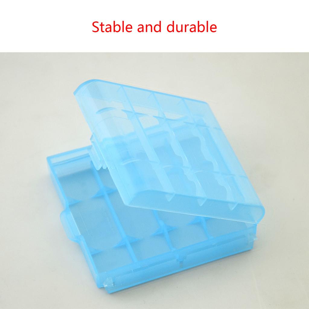 10Pcs Plastic Battery Holder Case AA AAA Hard Plastic Storage Box Cover For 14500 Battery Organizer Container Case