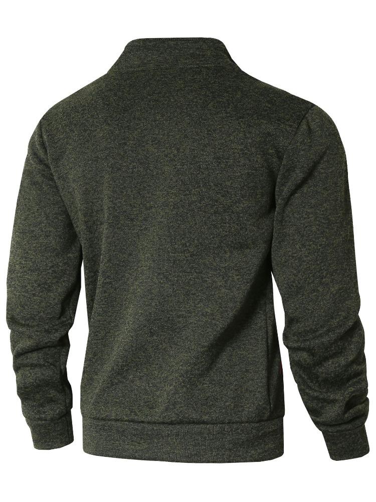 Men's Spring Autumn Casual Fashion Solid Colour Sweater Men's Long-sleeved Sports Hooded Tops Zip Cardigan Sweatshirt Moisture Wicking Breathable Tops