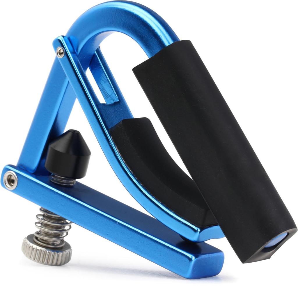 SHUBB Capo Tast for Ukulele Lightweight Aluminum Blue Blue L-9