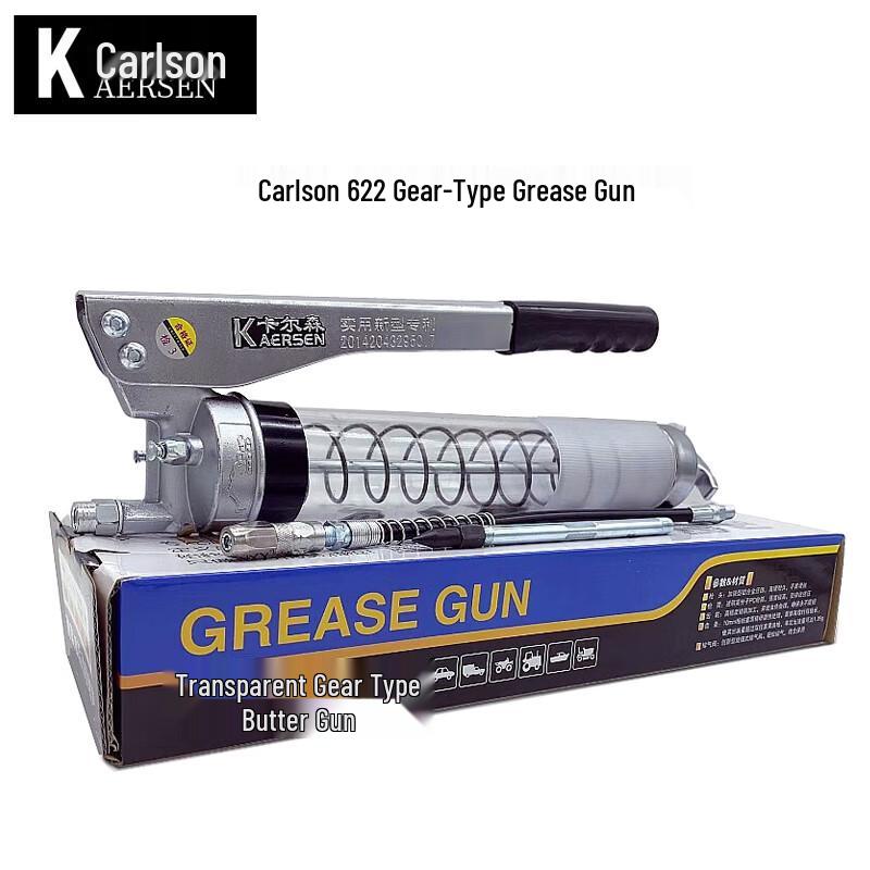 Carlsen K-622 Manual Grease Gun CN plug (adapter included)