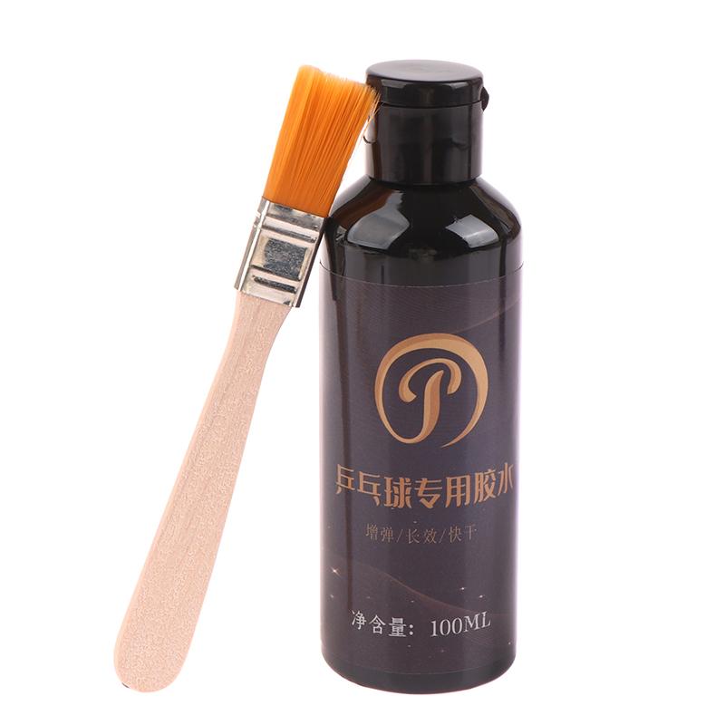 100Ml Table Tennis Glue Professional Rubber Table Tennis Racket Glue With Brush Strong Ping Pong Racket Repair Adhesive