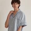 Lunaluz Men S Cotton Short Sleeve pajamaS Jeanne