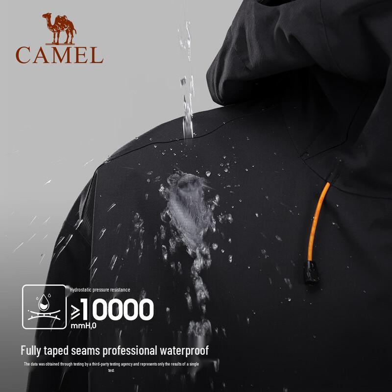 CAMEL Unisex Hooded 3-Proof Casual Windbreaker Jacket