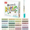 12-60 Colors Acrylic Brush Marker Pens for Fabric Canvas Stone Metal Ceramics DIY Painting Pen