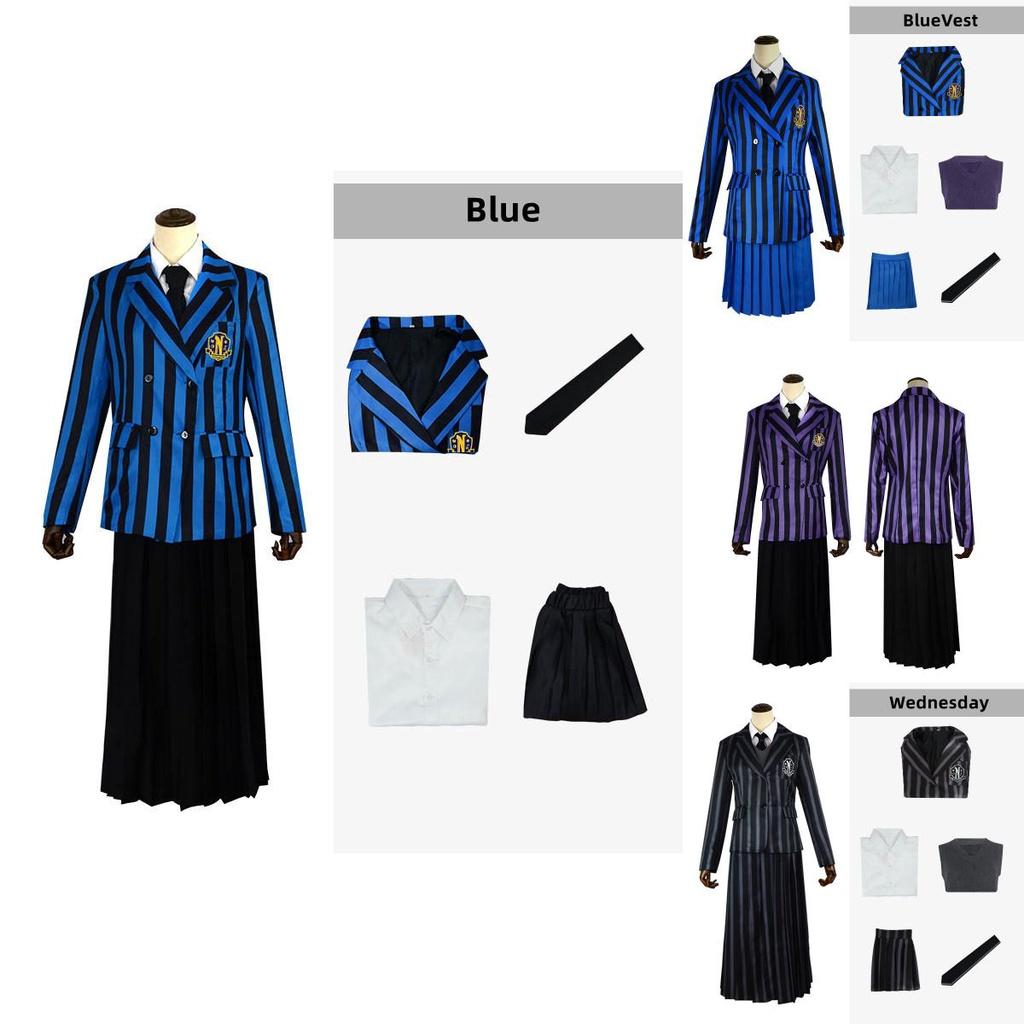Wednesday Addams The Addams Family School Uniform Carnival Night Dress