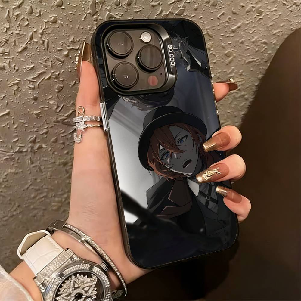BSD D-Dazai Osamu   Phone Case For iPhone 17,16,15,14,13,12,11 Plus,Pro Max,XS,Colorful Silver Phone case Funda Cover