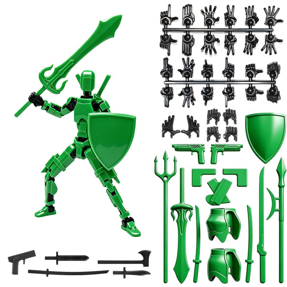 Newest!!! Magnetic Attraction 3D Printed Dummy T13 DIY Multi-jointed Man and Woman Lucky Doll  Movable Shapeshift Robot Toys
