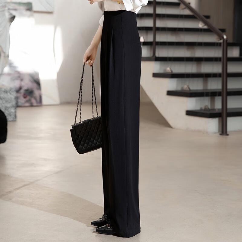 Women's High-Waist Wide-Leg Casual Pants