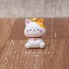 Lucky Cat Moss Resin Ornament for Car or Desktop Decor